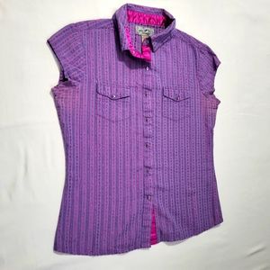 Girls Wrangler Shirt, Small/Petite, Short Sleeve